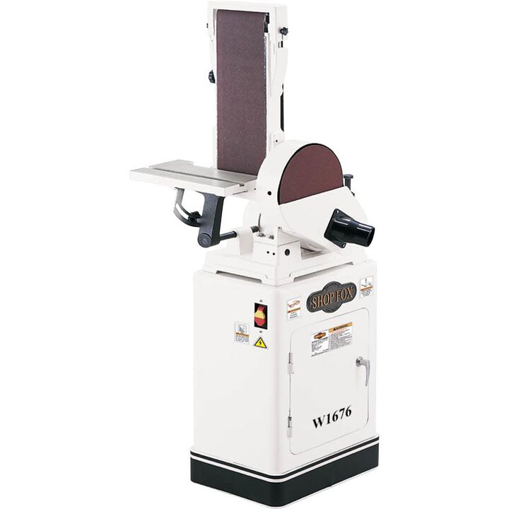 Shop Fox 6in Belt/10in Disc Combination Sander 110/220V 1HP, large image number 1