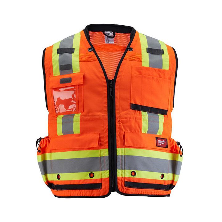 Milwaukee High Vis Surveyors Safety Vest Class 2, swatch