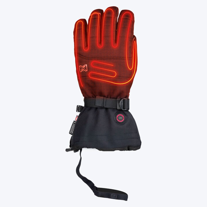 Mobile Warming Aerial Snow Heated Glove Unisex Black 2X, large image number 3