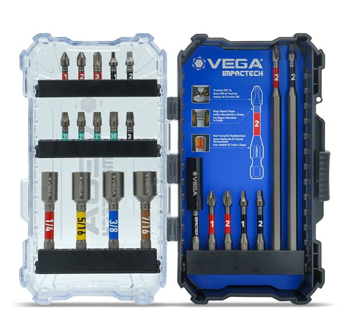 Vega Impactech Impact Driver Bit Set 21 Pieces