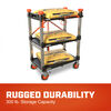 Crescent Three SITERUNNER Folding Jobsite Cart Bundle, small image number 5