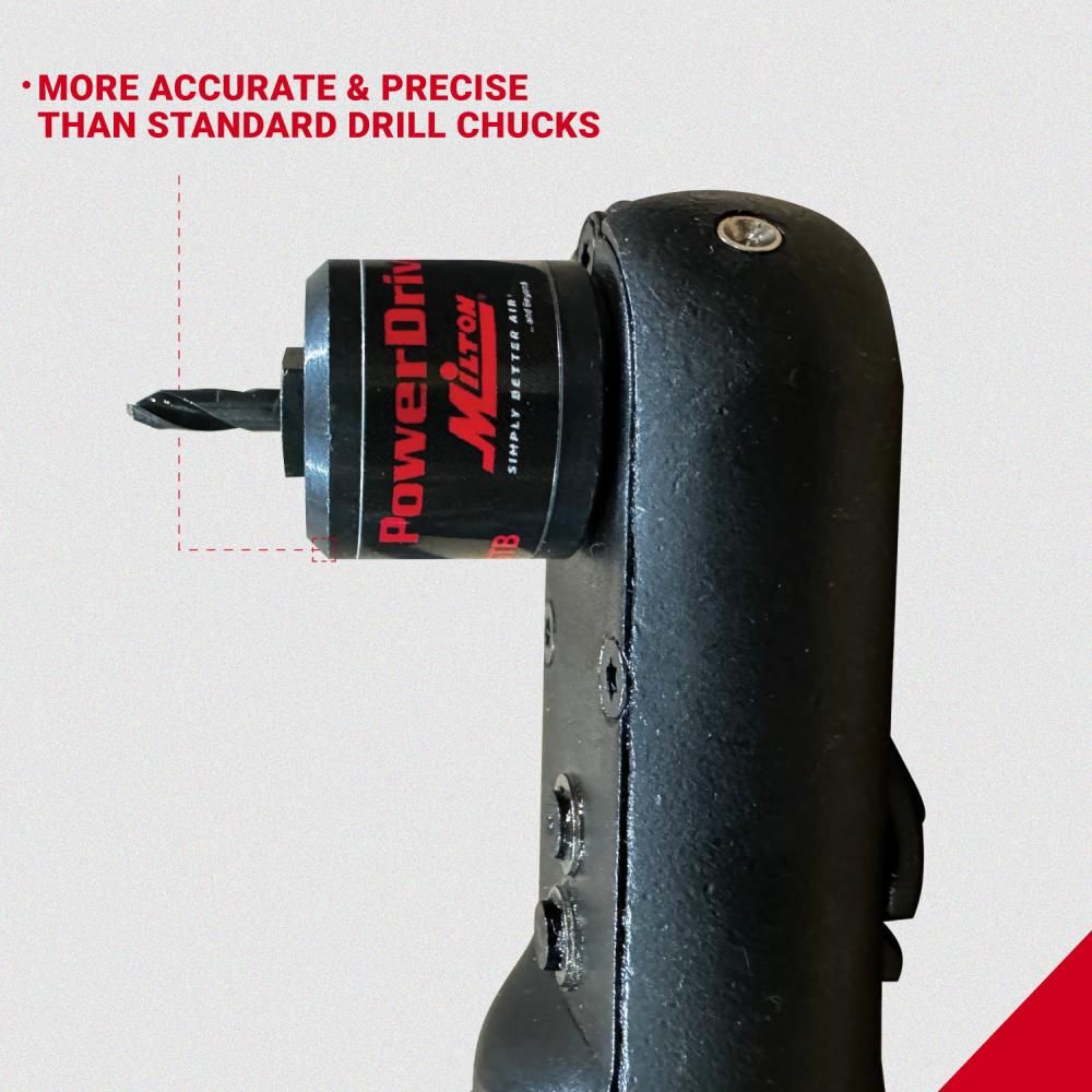 Milton PowerDrive 1/4-Inch Drive Ratchet Drill Socket Adapter With 1/8-Inch Threaded Stub Drill Bit, large image number 5