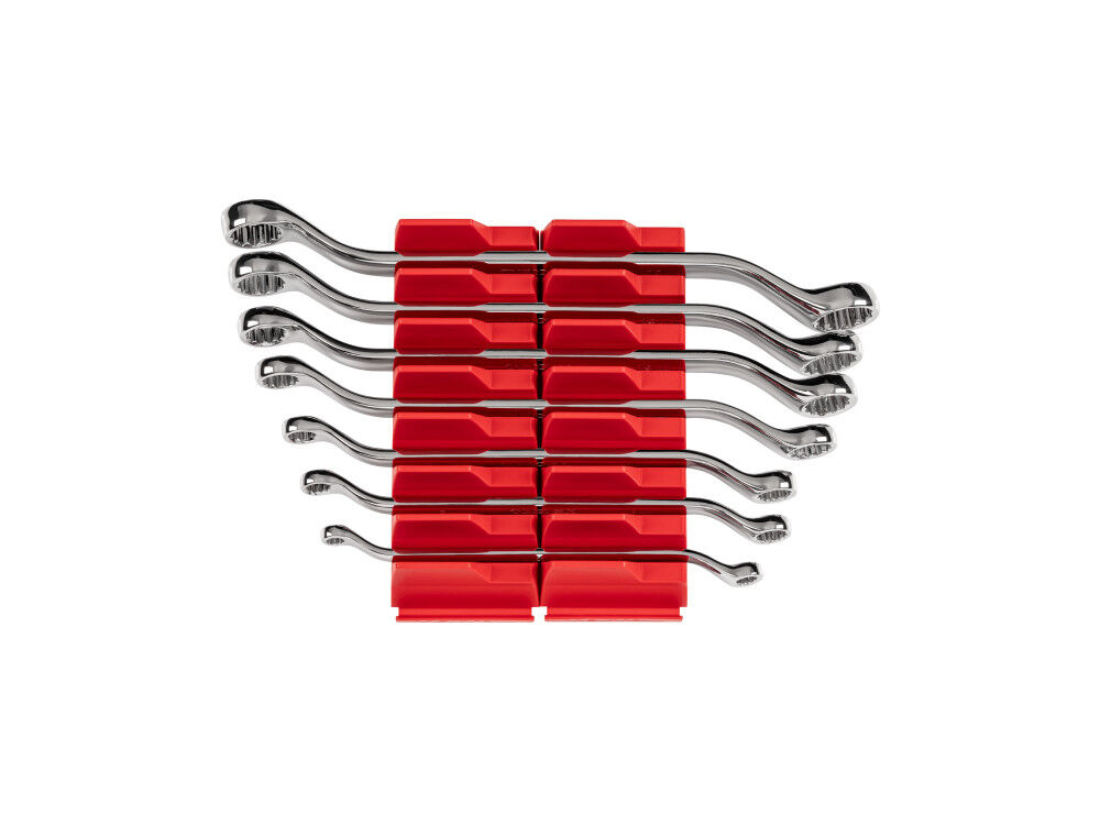 Tekton 45-Deg Offset Box End Wrench Set, Organizers, 7 Pieces (6-19 mm), large image number 2