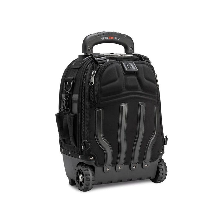 Veto Pro Pac 50 Lbs Blackout Zippered Compact Wheeled Tech Tool Backpack, large image number 15