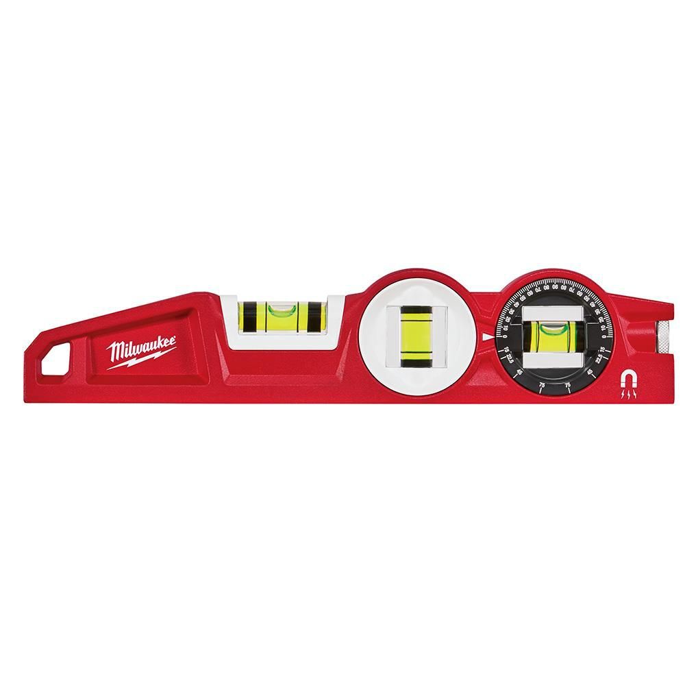 Milwaukee 10 in. Die Cast Torpedo Level with 360 Degree Locking Vial, large image number 1