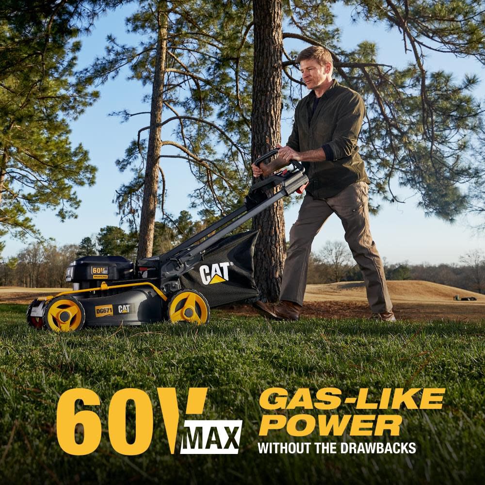 CAT DG610.9 60V 15in Brushless Line Trimmer with Dual Line Bump Feed Head (Bare Tool), large image number 9