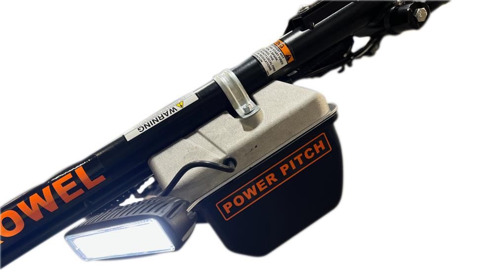 MBW 36" Walk Behind Power Trowel GX270 Power Pitch Handle with Battery & Charger, large image number 2