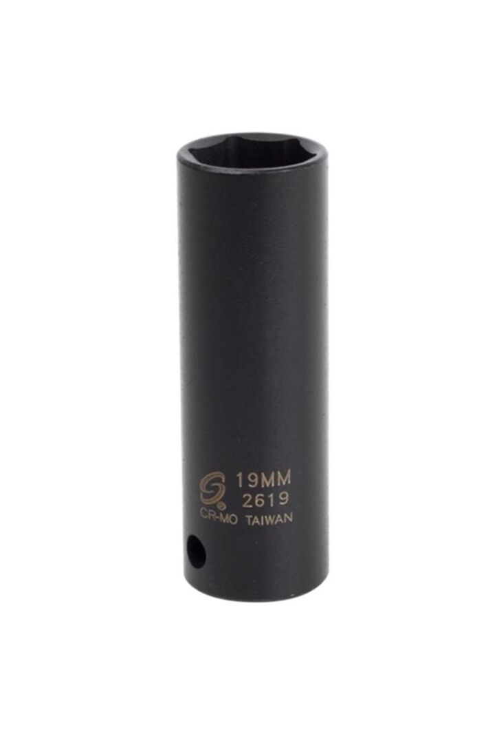 Sunex 19 mm 1/2 In. Drive Extra Thin Wall Deep Impact Socket