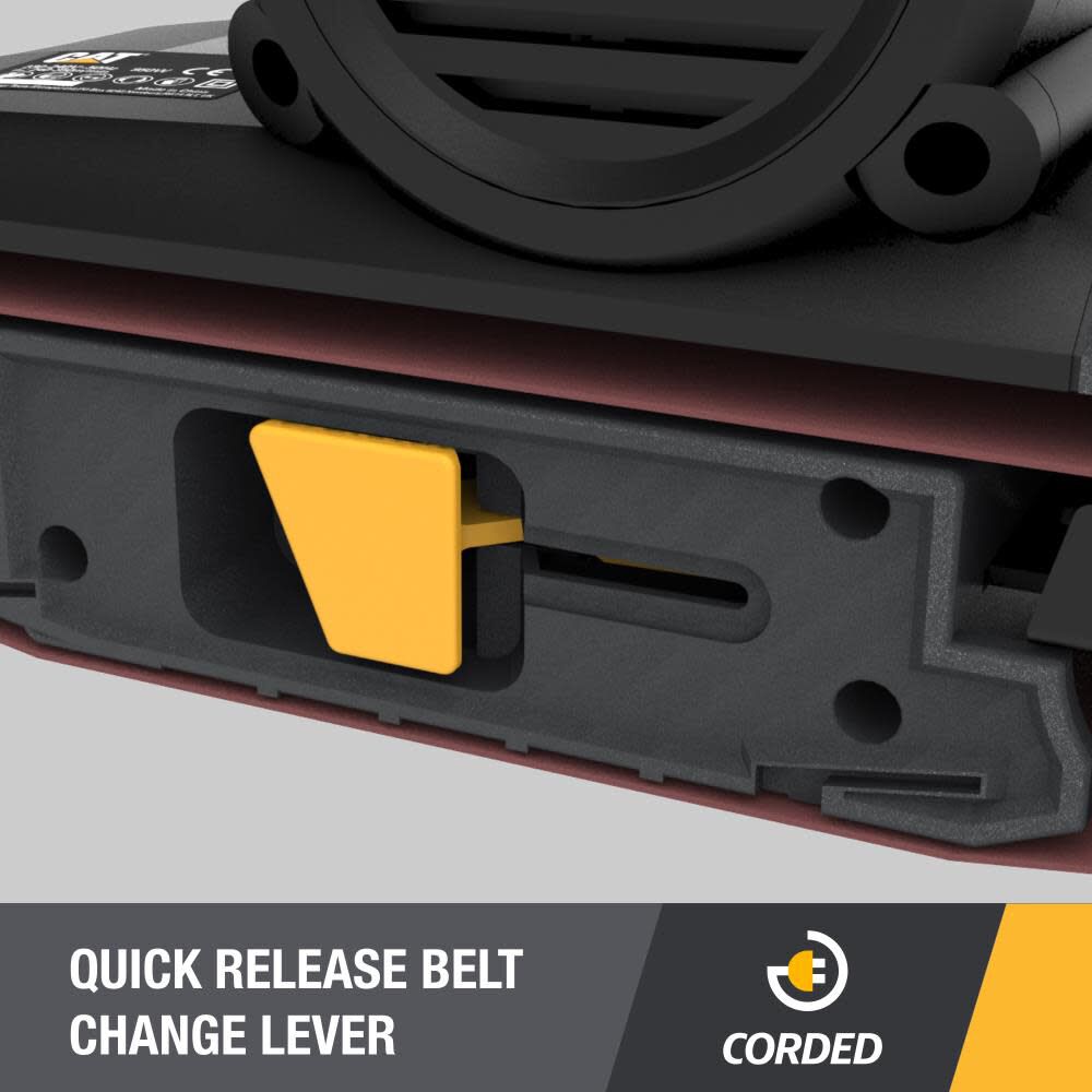 CAT Belt Sander 3 in X 21 in 8.5Amp Corded, large image number 8