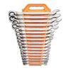 GEARWRENCH 16 Piece 72-Tooth 12 Point Reversible Ratcheting Combination Metric Wrench Set, small image number 4