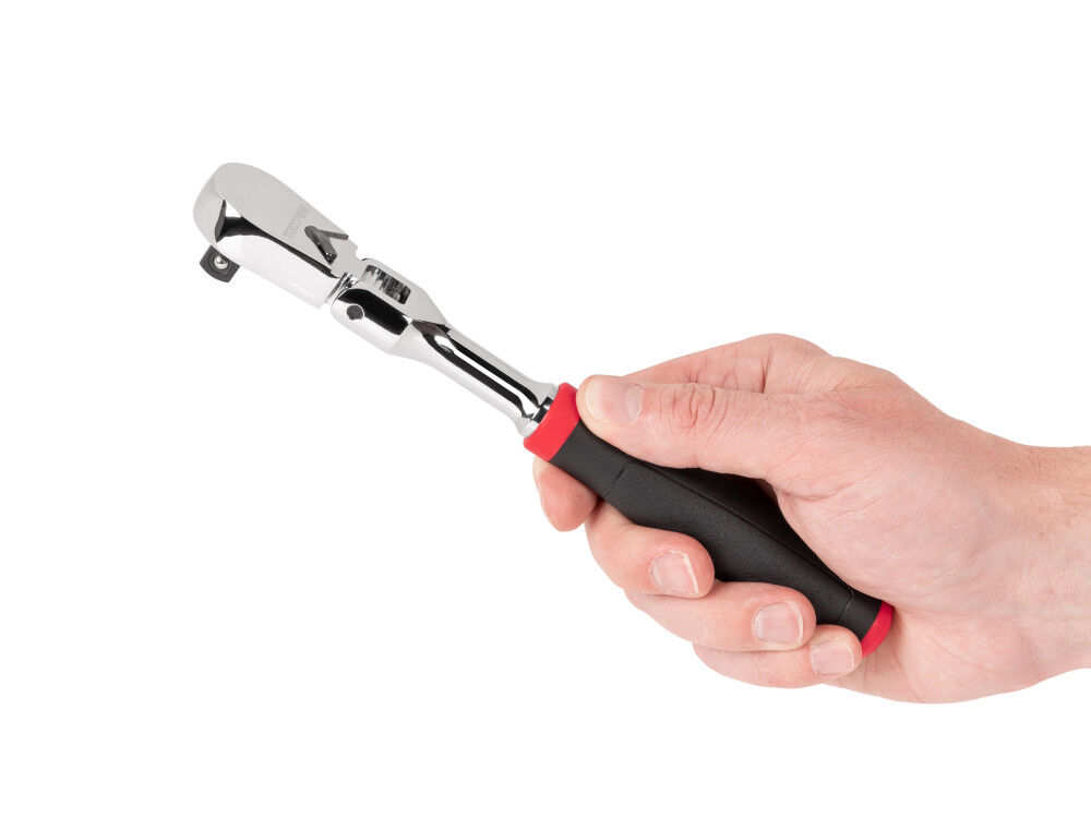 Tekton 3/8 Inch x 8 Inch Flex Head Non-QR Comfort Grip Ratchet, large image number 6