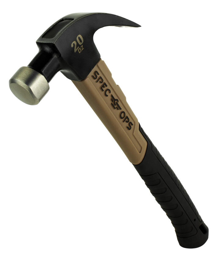 Spec Ops 20 Oz Smooth Face Curved Claw Hammer, Fiberglass Handle, large image number 10