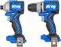 Kreg 20V Ionic Drive 1/2 Inch Compact Drill & 1/4 Inch Compact Impact Driver (Bare Tool) Bundle