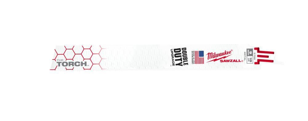 Milwaukee 9 in. 18 TPI THE TORCH SAWZALL Blade 5PK, large image number 14