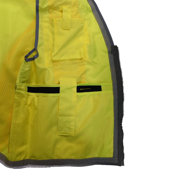 Radians SV55 Class 2 Heavy Woven Two Tone Woven/Mesh Engineer Vest Hi-Vis 3X, large image number 2