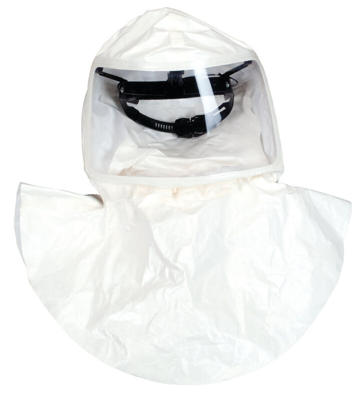 MSA Safety Works Tychem Hood Single Bib White Threaded 20pk