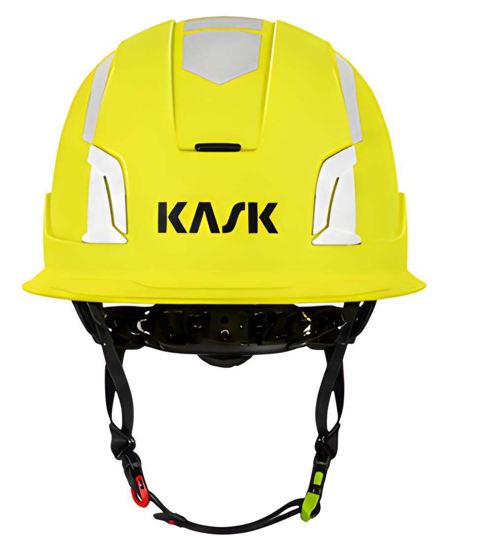 KASK America Zenith X2 HD Polypropylene Safety Helmet Hi Viz Yellow, large image number 2