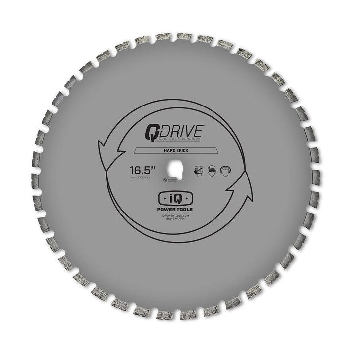 iQ Power Tools 16.5 in Q Drive Arrayed Segmented Hard Brick Blade with Silent Core, large image number 1