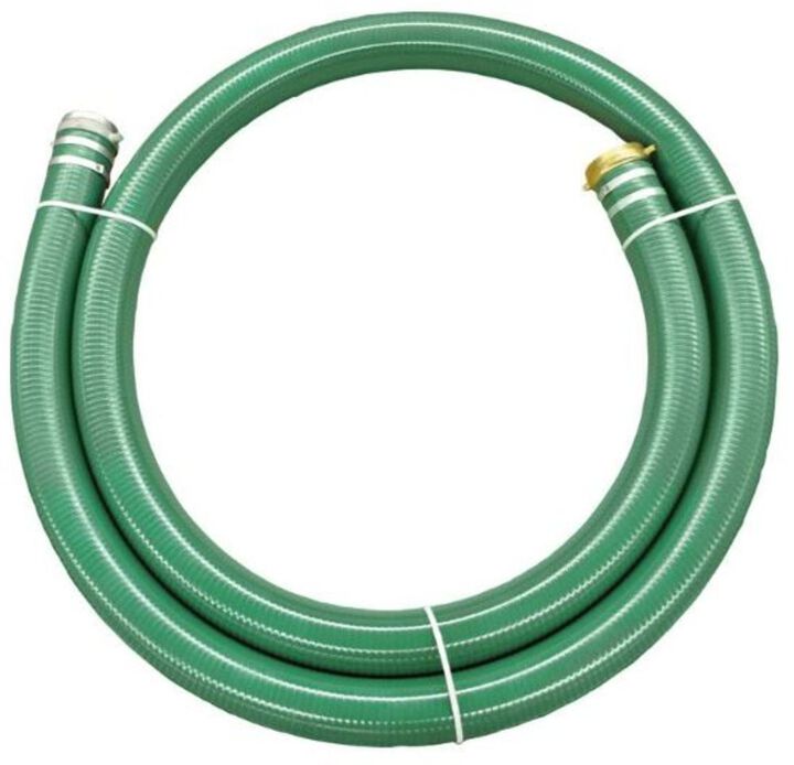 Dakota Hose 3 In. x 3.42 In. x 20 Ft. Green PVC Discharge or Suction Hose