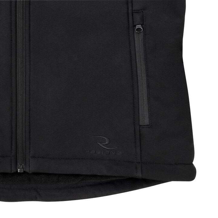 Radians Soft Shell Womens Heated Jacket Kit with Battery, Black, XS, large image number 4