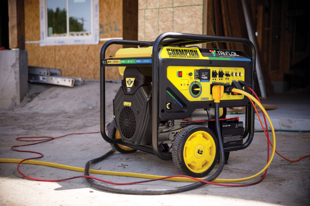 Champion Power Equipment 16,875-Watt Electric Start Tri Fuel 49 State Home Backup Portable Generator, large image number 7