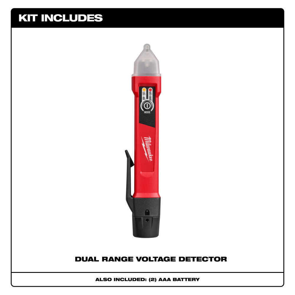Milwaukee Dual Range Voltage Detector, large image number 2