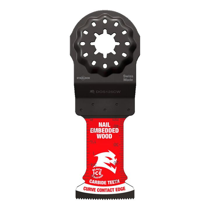 Diablo Tools 1-1/4in Starlock AMPED Carbide Teeth Oscillating Blade for Nail-Embedded