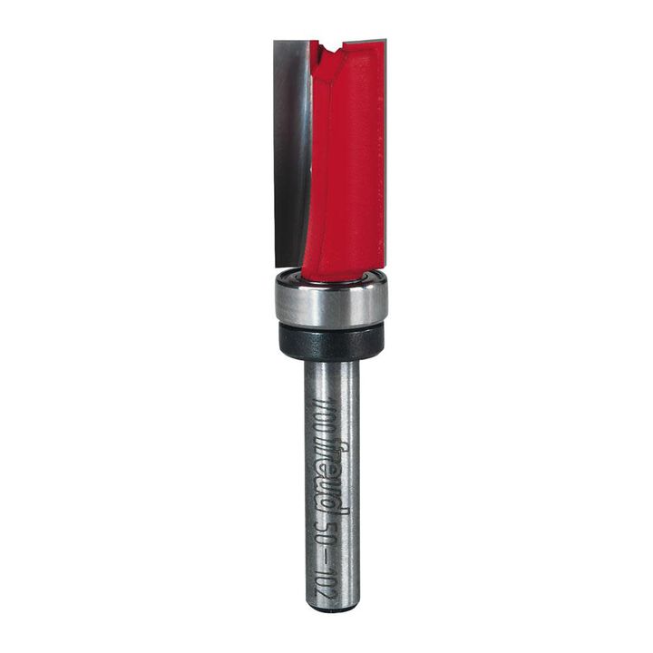 Freud 1/2 In. (Dia.) Top Bearing Flush Trim Bit with 1/4 In. Shank