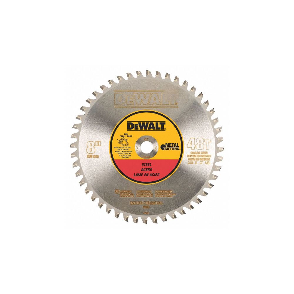 DEWALT 8in 40T Ferrous Metal Cutting 5/8in Arbor, large image number 2