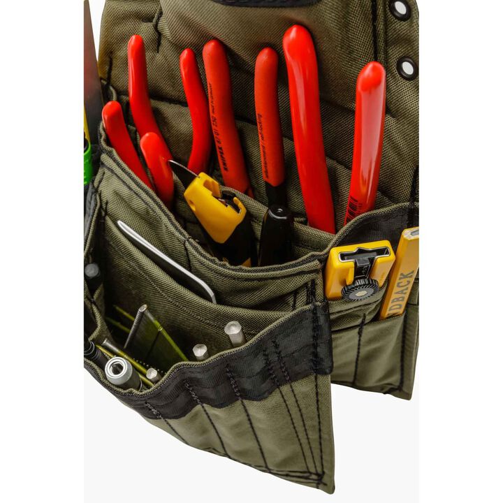 Diamondback Toolbelts Right Side Miter Tool Belt Pouch, Ranger Green, large image number 1