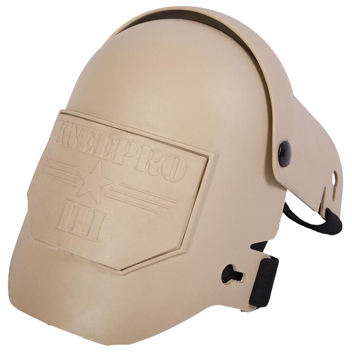 Sellstrom KneePro Ultra Flex III Knee Pads Heavy Duty Grip Strip Universal Size Tan Pair, large image number 0