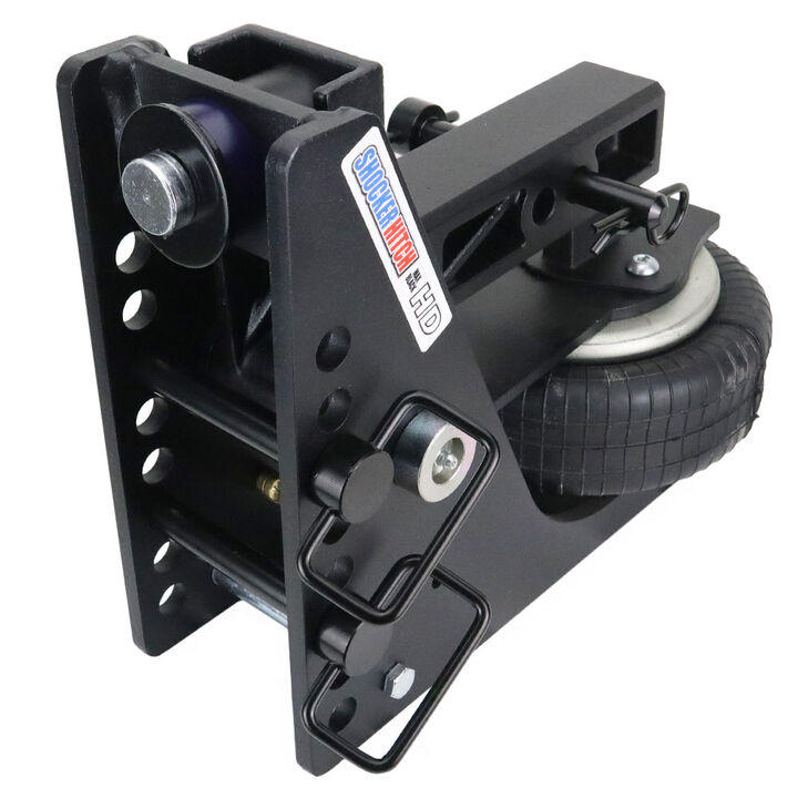 Shocker Hitch 20K Max Black 2 Inch Air Receiver Hitch Base Frame with 2 D-Handle Pins, large image number 8