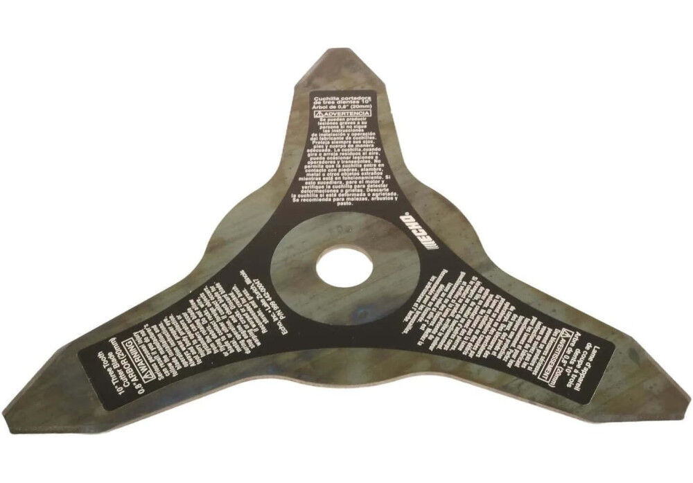 Echo 10 Inch 3-Tooth Grass & Weed Blade for Trimmers and Brushcutters, large image number 3