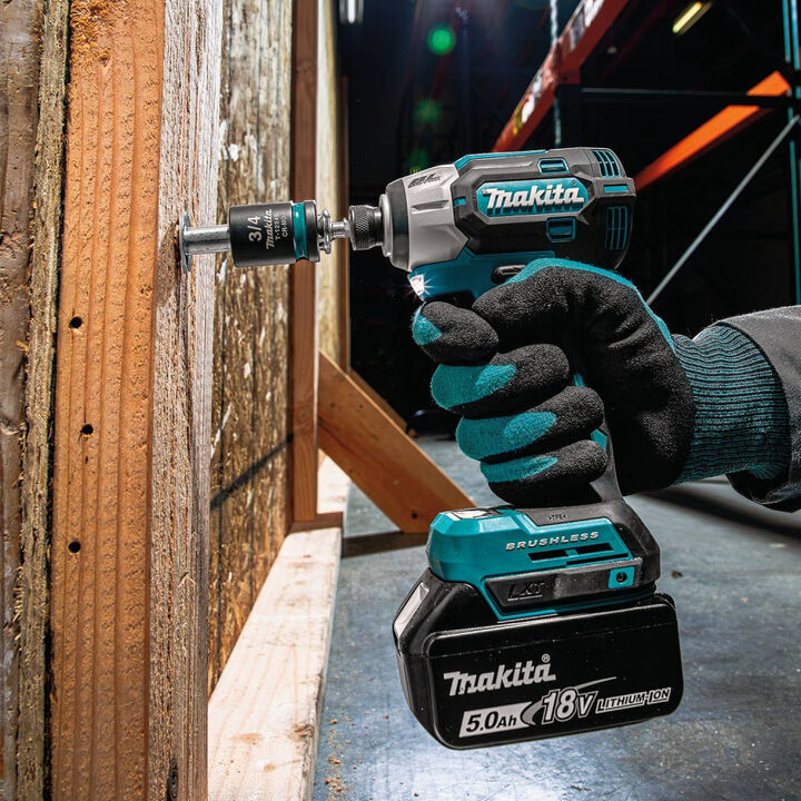Makita Makita XDT21T 18V LXT Lithium-Ion Brushless Cordless Quick-Shift Mode 4-Speed Impact Driver Kit (5.0Ah), large image number 7