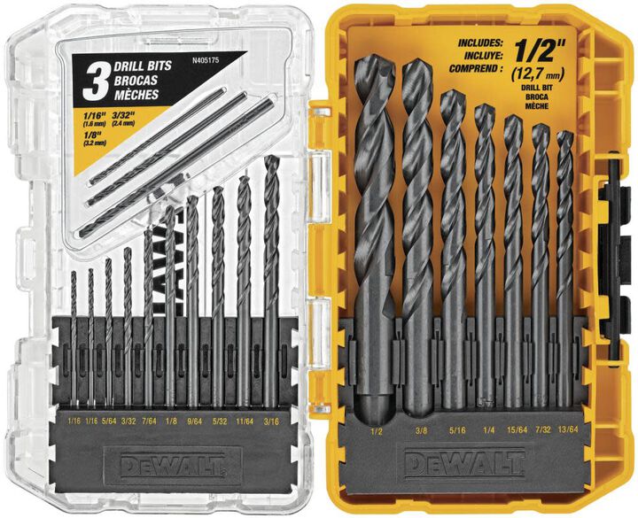 DEWALT 20 piece Black Oxide Drill Bit Set