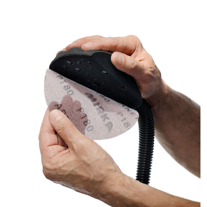 Mirka 6 Inch Diameter Black Roundy Dust-Free Hand Block, large image number 2