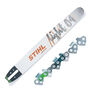 Stihl 2+1 Cut Kit 18 Inch Long 3/8 Inch Pitch 0.050 Inch Gauge Chainsaw Guide Bar and Two 23RM3 74 Link Chainsaw Chains