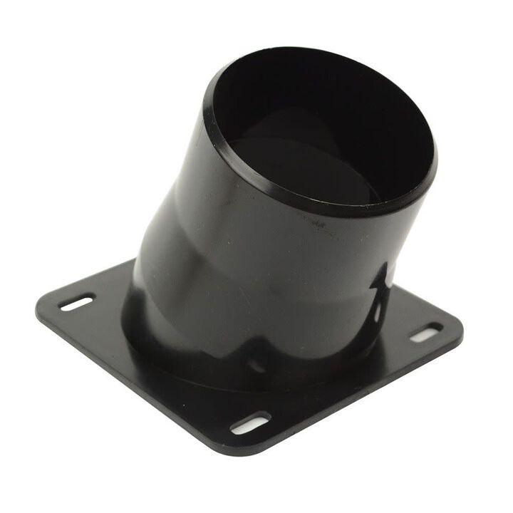 Big Horn 2-1/2 Inch ABS Plastic Black Universal Dust Port