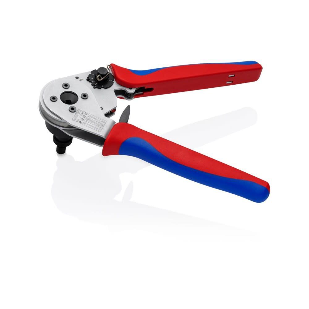 Knipex 9 Inch Steel Four Mandrel Crimping Plier with Multi-Component Handle, large image number 3