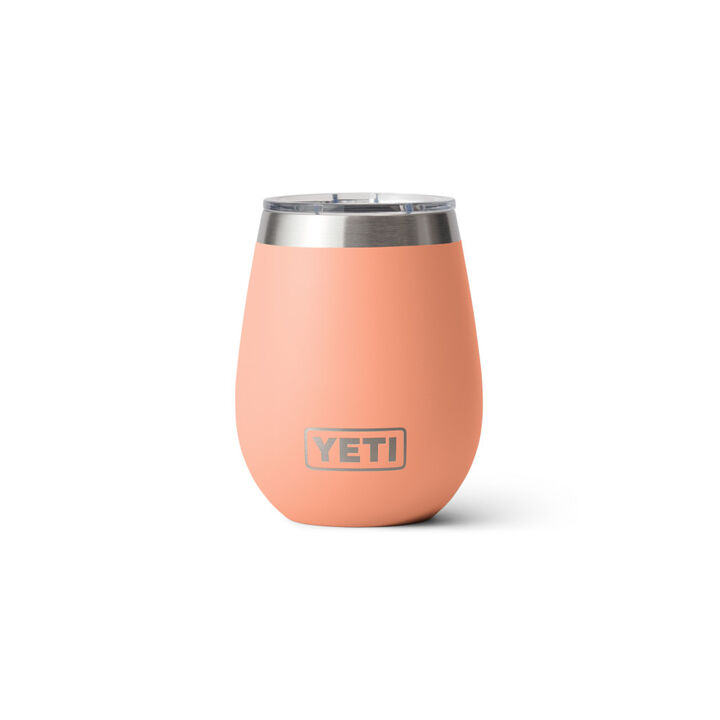 YETI Rambler 10 Oz Wine Tumbler with Magslider Lid Lowcountry Peach