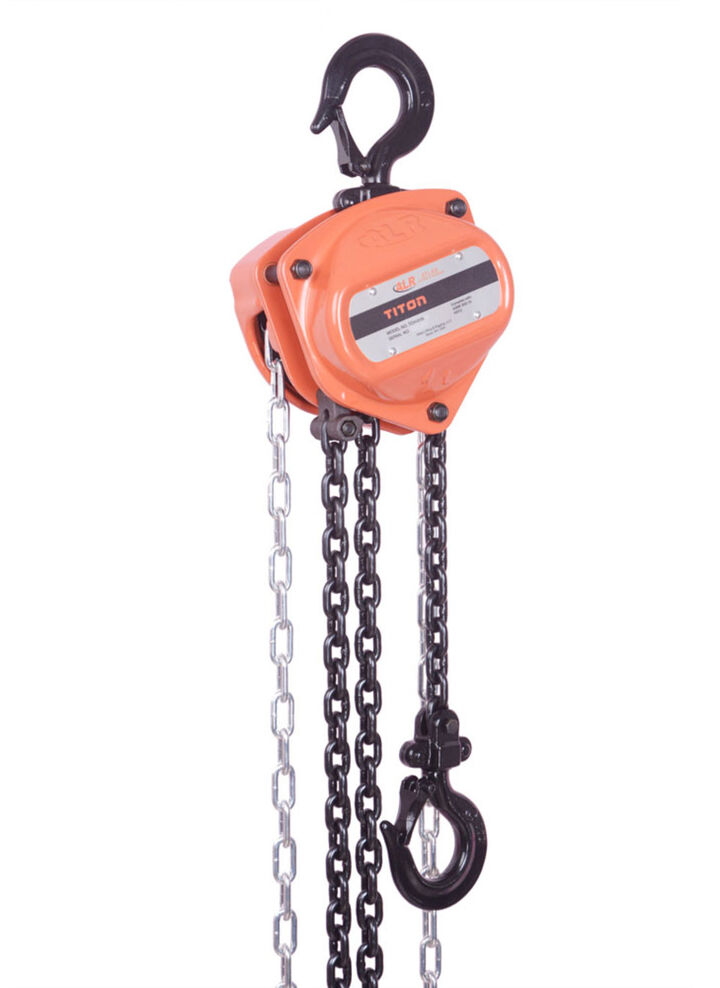 Atlas Lifting and Rigging TCH 2 Ton Chain Hoist 4400 lbs 15 Ft. Lift