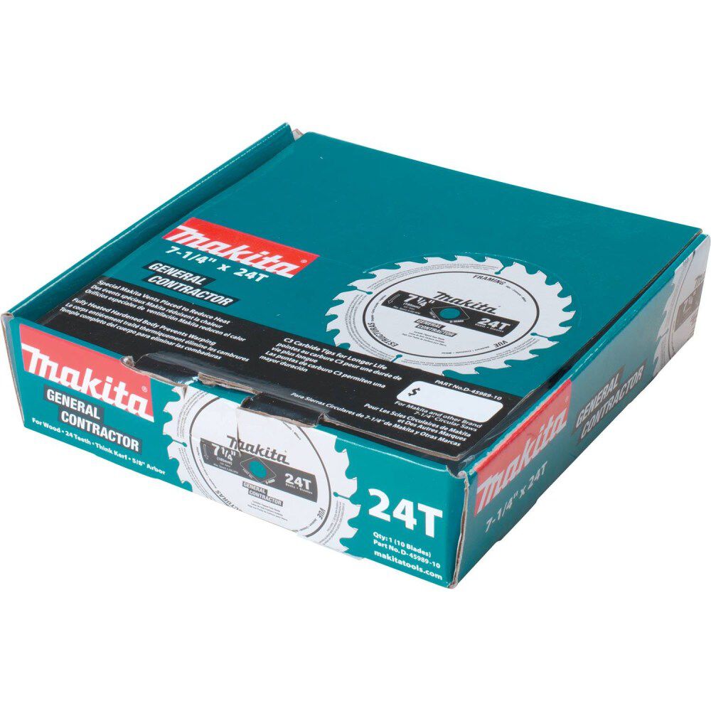 Makita 7-1/4 in. 24T General Purpose Framing Blade 10pk, large image number 10