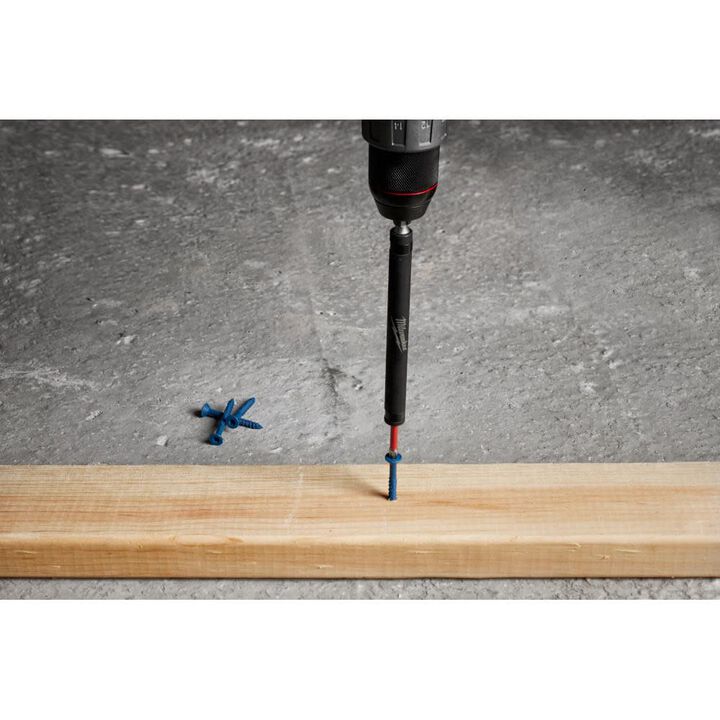 Milwaukee SHOCKWAVE Impact Duty Carbide Multi Material Drill Bit Concrete Screw Install Kit 7pc, large image number 10