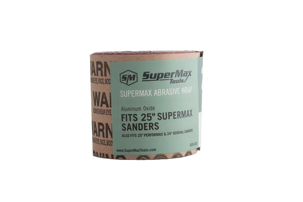 Supermax Tools 100-Grit abrasive Wrap for the 25 In. Drum Sander and 24 In. Drum Sander, large image number 1