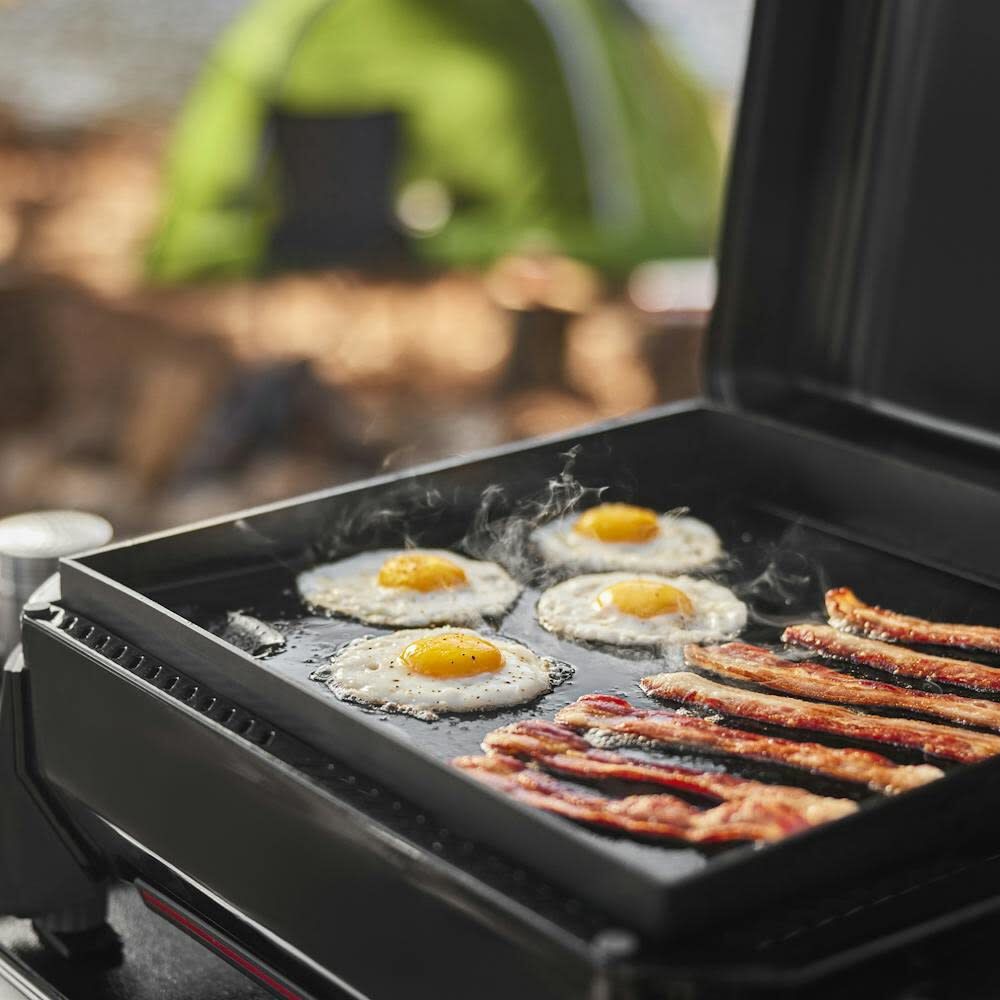 Weber Slate 17 Inch 1 Burners Liquid Propane Tabletop Griddle, Black, large image number 2