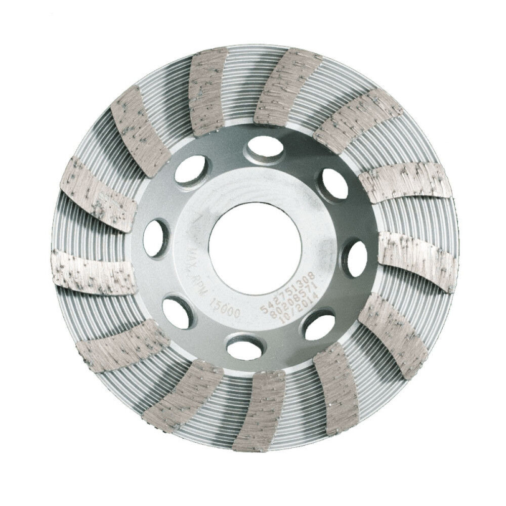 Husqvarna Construction Vari-Grind 7 Inch Single Row Segmented Diamond Cup Grinding Wheel for Concrete, large image number 2