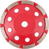 Milwaukee 4 1/2 Inch Single Row Segmented Rim Diamond Cup Wheel for Concrete Grinding, small image number 1