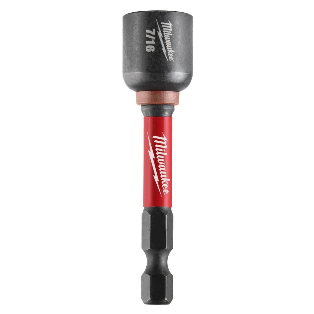 Milwaukee SHOCKWAVE 2-9/16 in. Magnetic Nut Driver 7/16 in., large image number 1