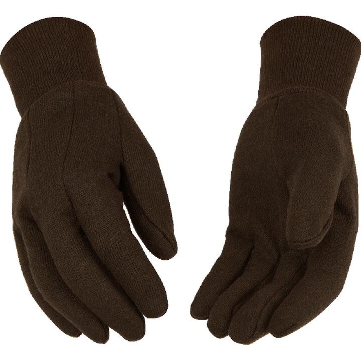 Kinco 9oz Heavy Weight Brown Jersey Gloves XL, large image number 1