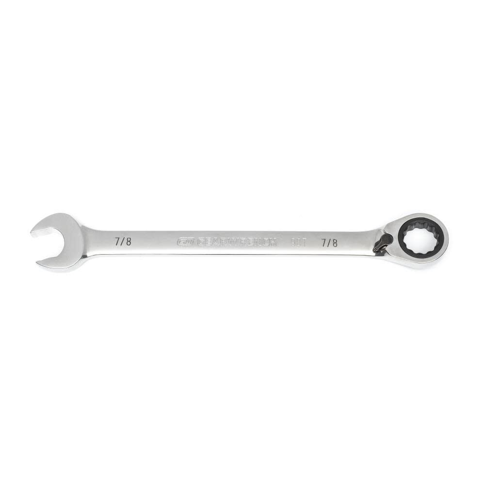 GEARWRENCH 7/8 Inch 90-Tooth 12 Point Reversible Ratcheting Wrench, large image number 1